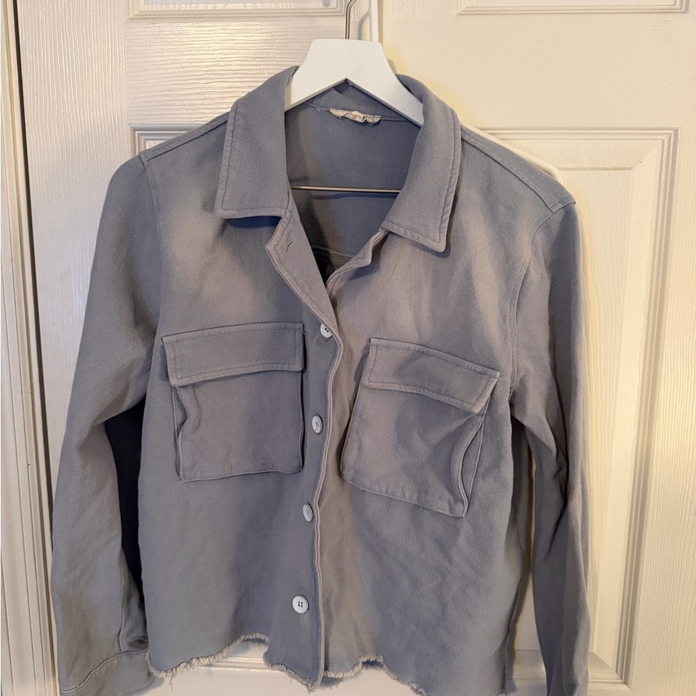 Mystree Light Gray Utility Jacket